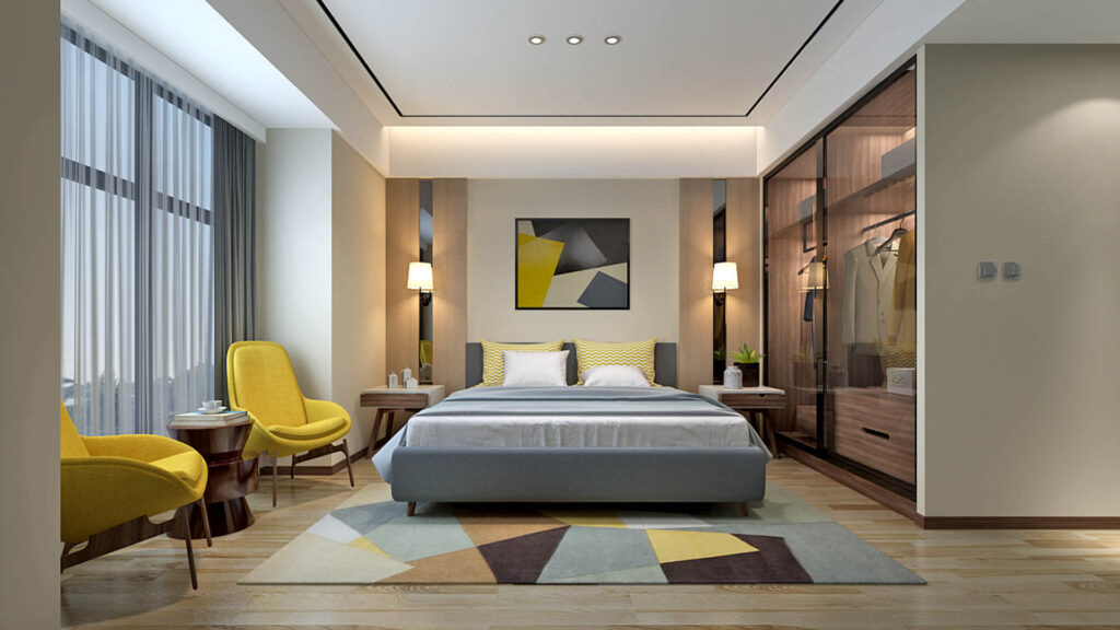 Luxury Bedroom Interior Design In Bangladesh