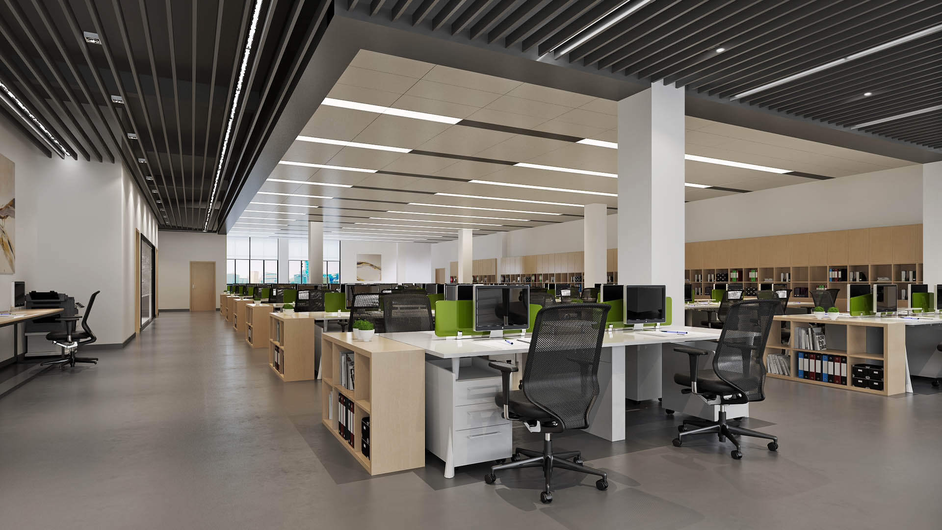 Corporate Office Workstation Interior Design in Bangladesh