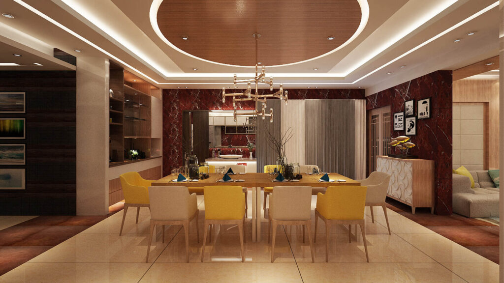 Interior Design For Luxury Dining Room Decoration Service