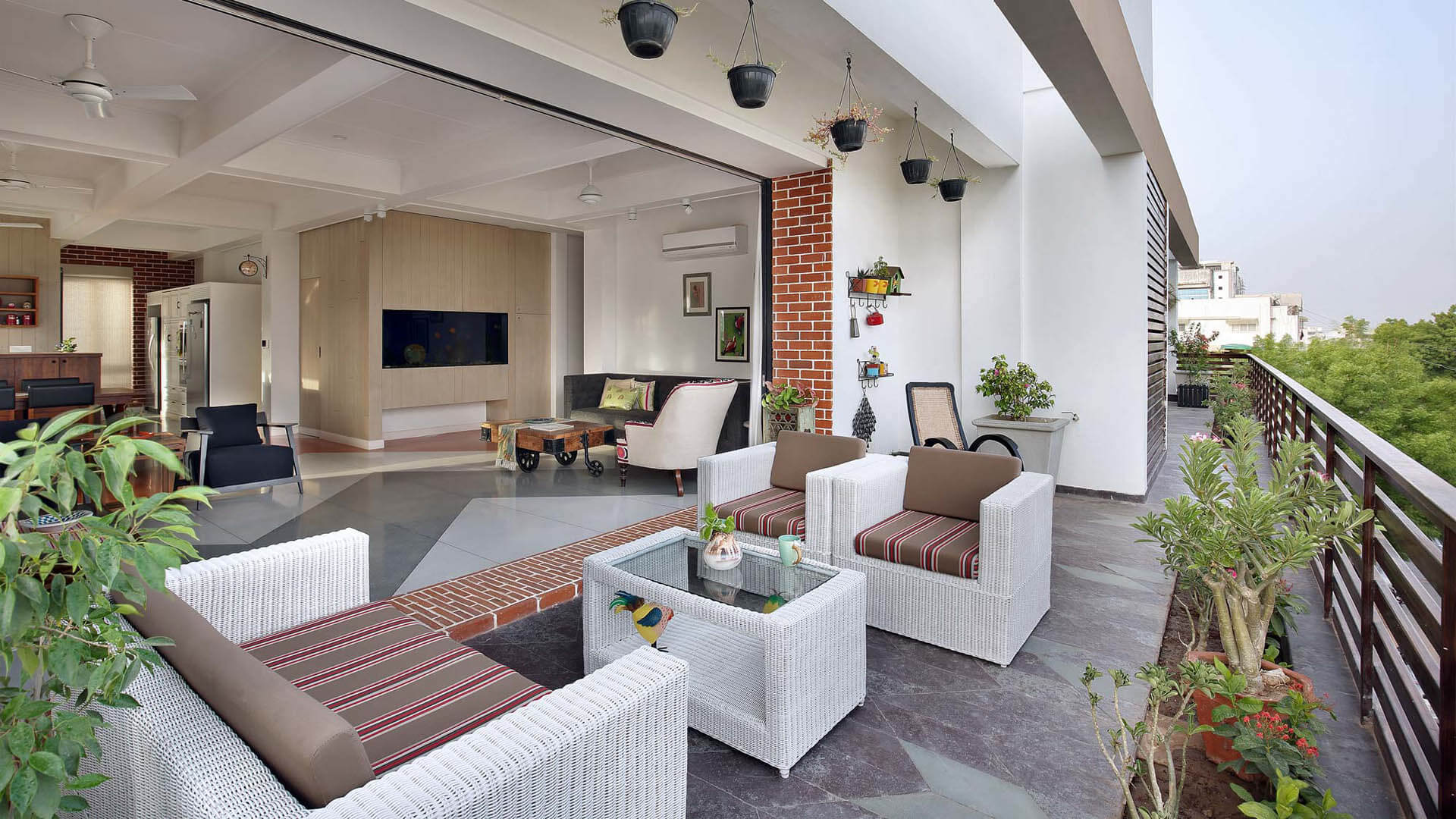 Terrace Simple Interior Design Company in Bangladesh