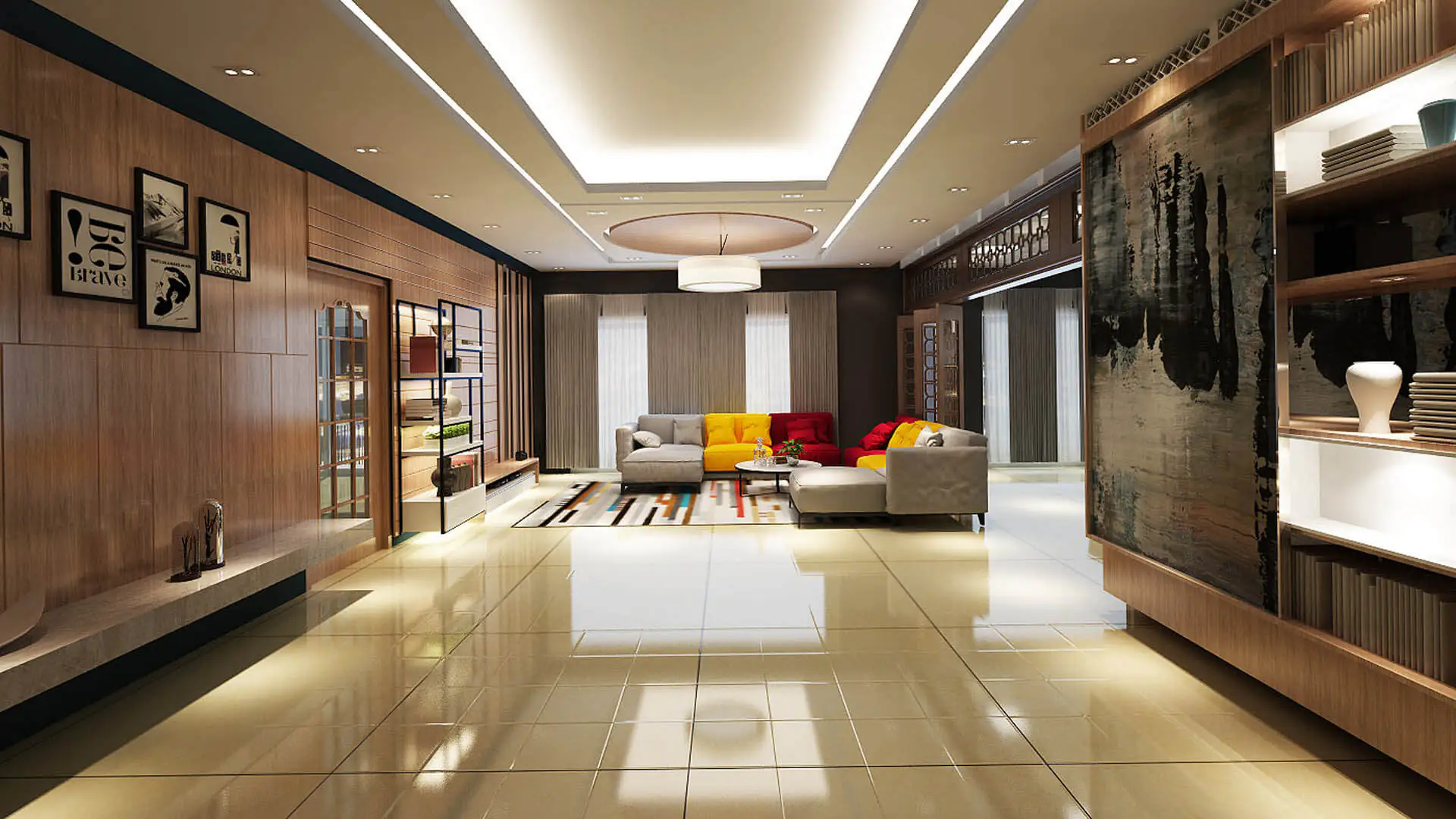 Living Room Interior Design in Bangladesh (16)