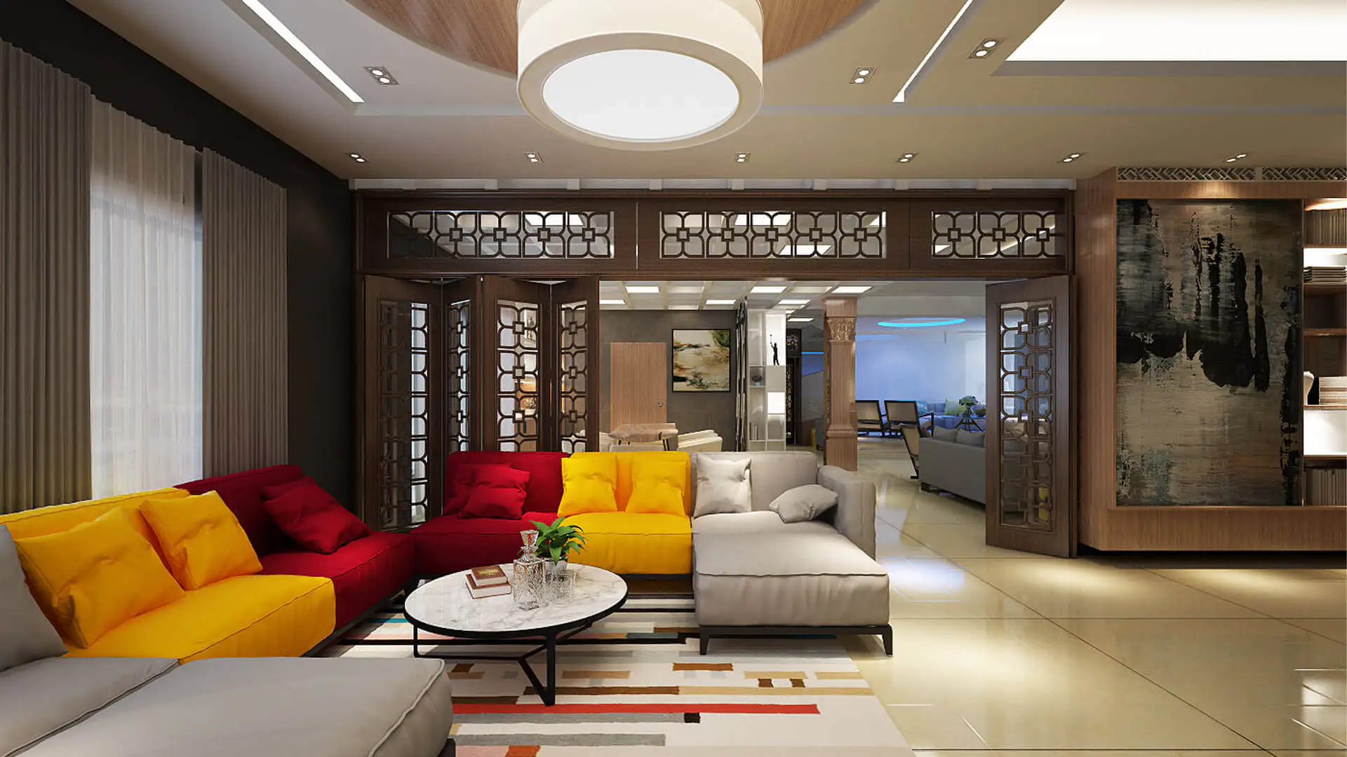 Living Room Interior Design in Bangladesh (18)