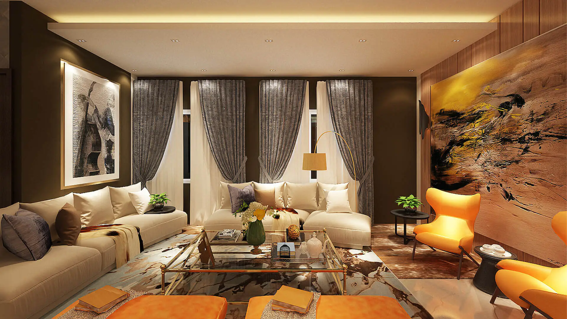 Living Room Interior Design in Bangladesh (8)