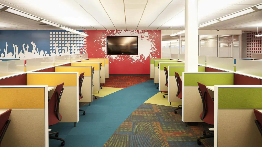 Call Center Interior Design in Bangladesh (2)