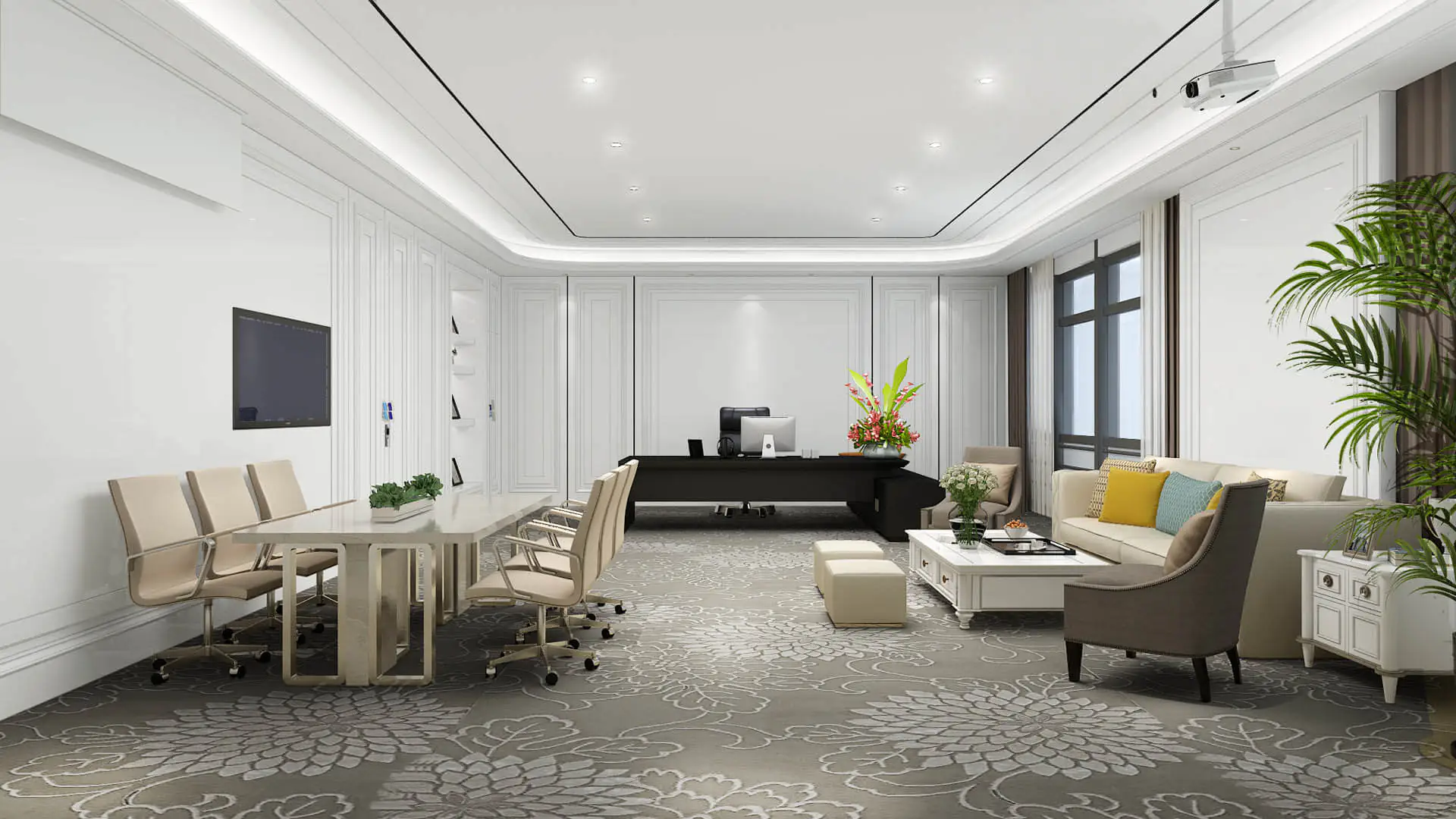 Corporate Office Director Room Interior Design