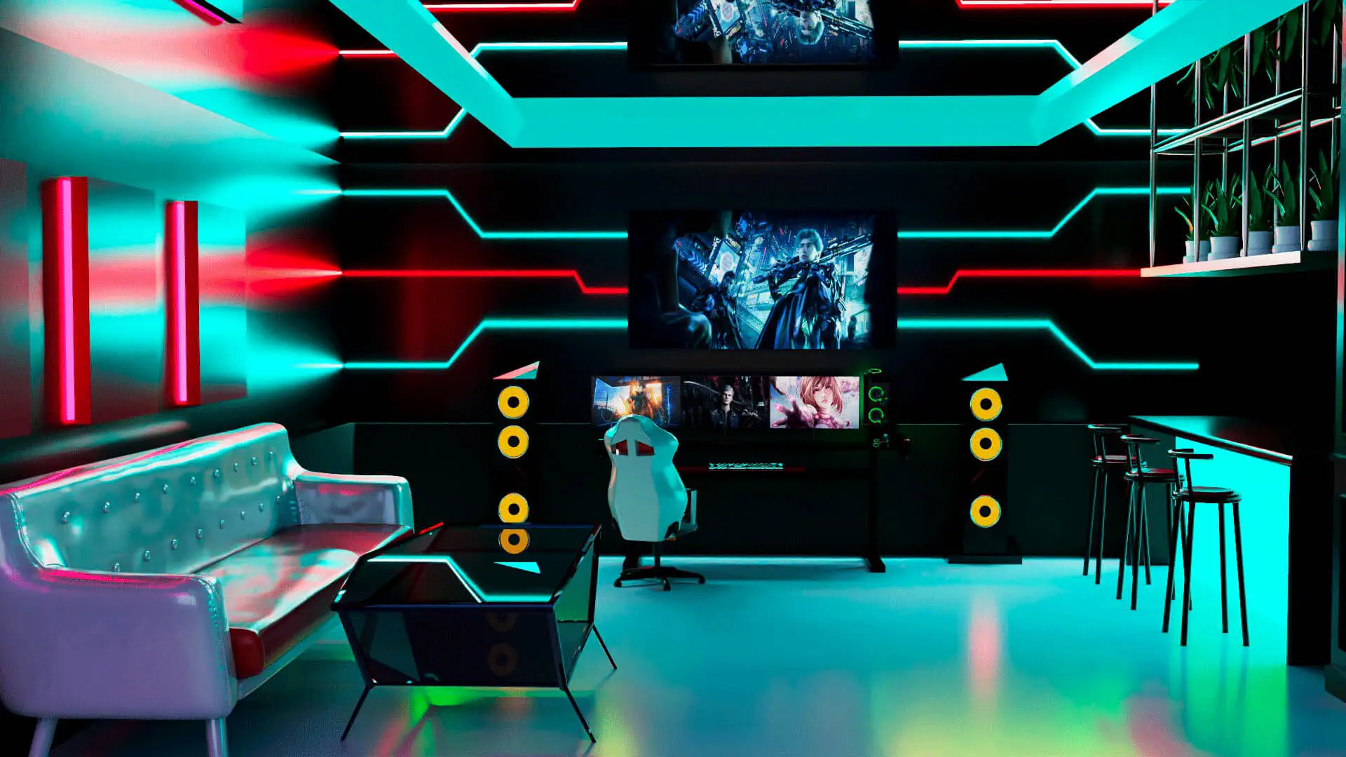 Gamer Zone Interior Design Solution In Bangladesh