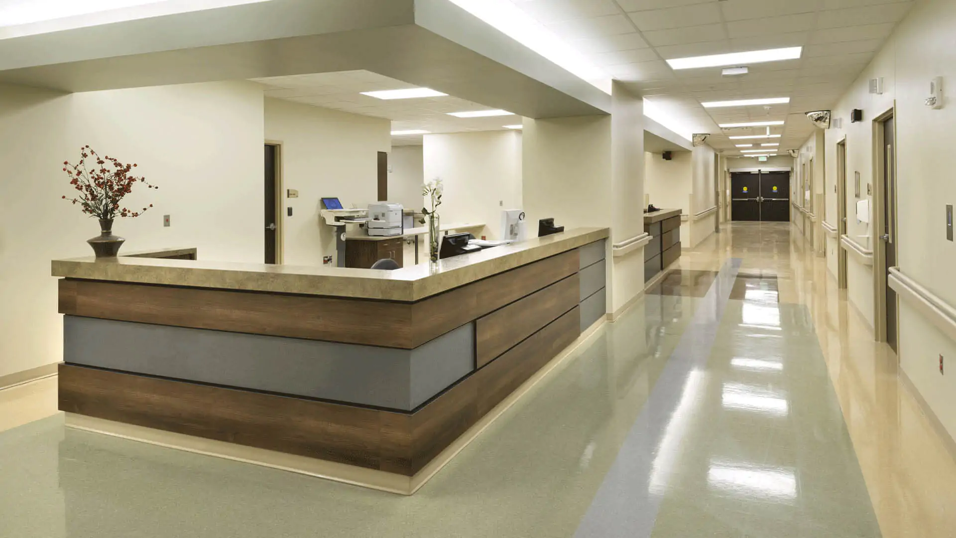 Hospital Front Desk Interior Design Architectural firm in Bangladesh