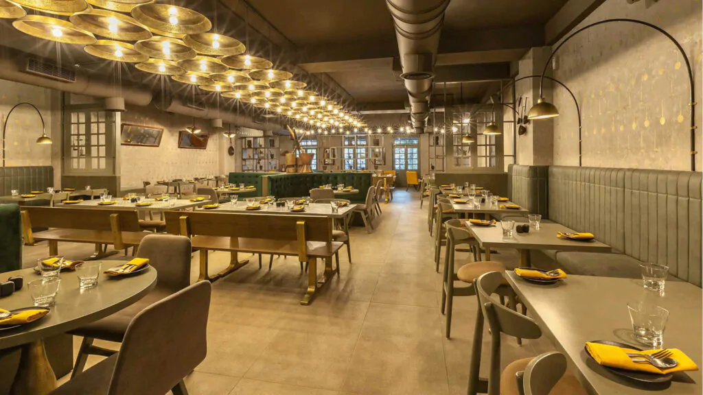 Indian Restaurant Ceiling Interior Design Firm in Dhaka