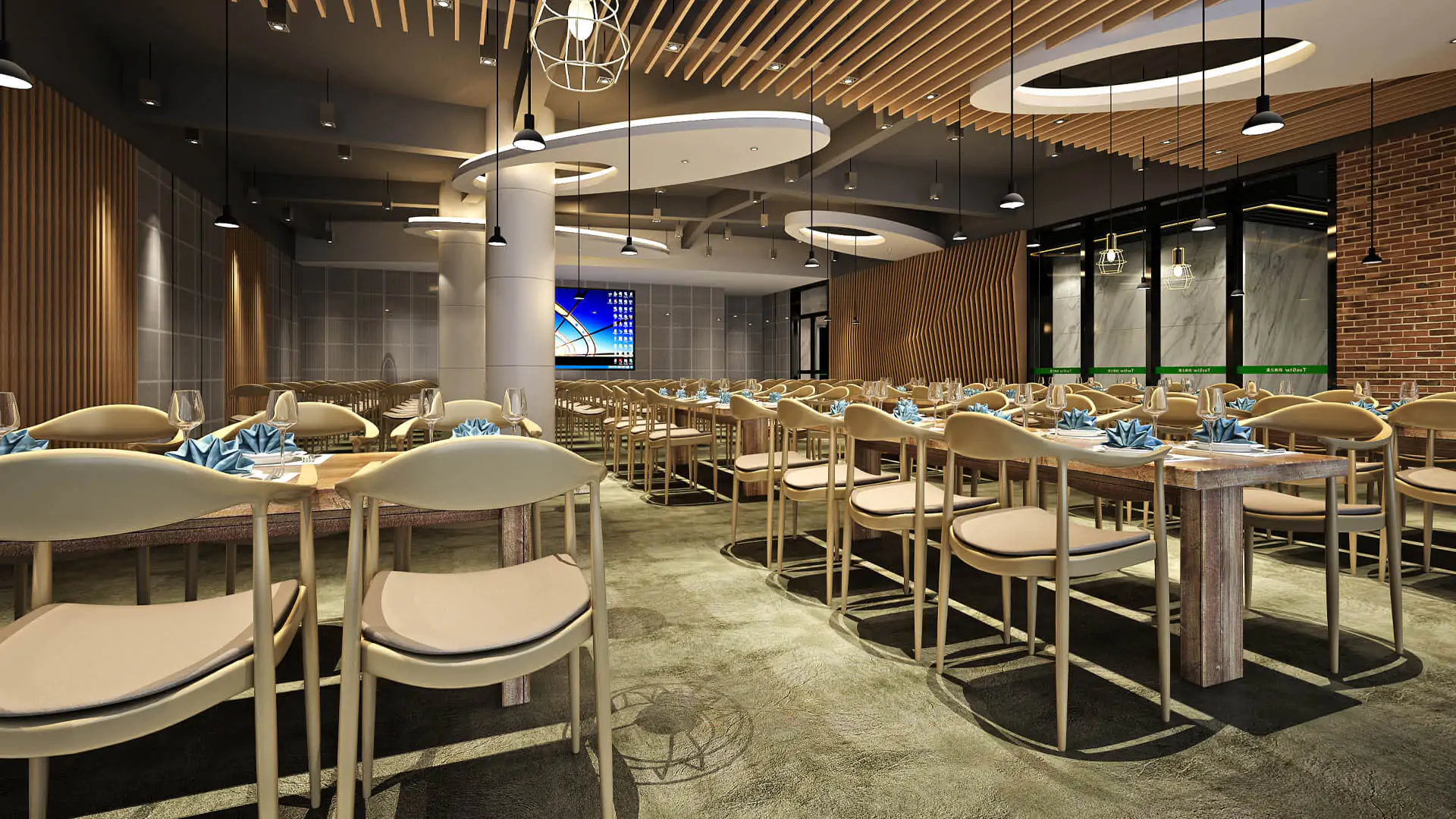 Korean Traditional Restaurant Interior Design in Bangladesh