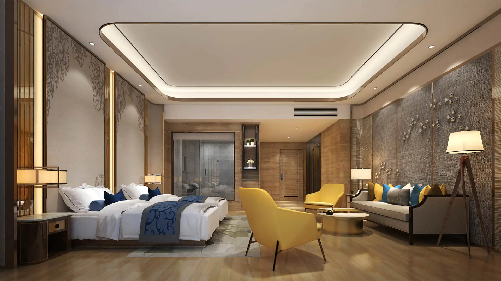Master Wooden Bedroom Interior Design Services In Bangladesh
