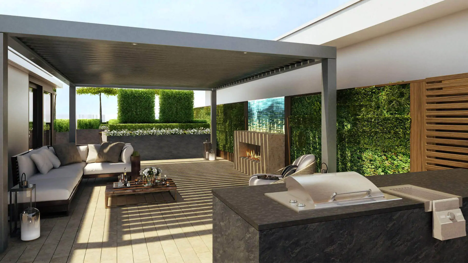 Modern Rooftop Terrace Design Cost in Bangladesh