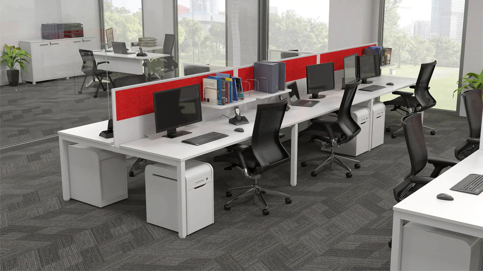Office Workstation Area Interior Design (10)