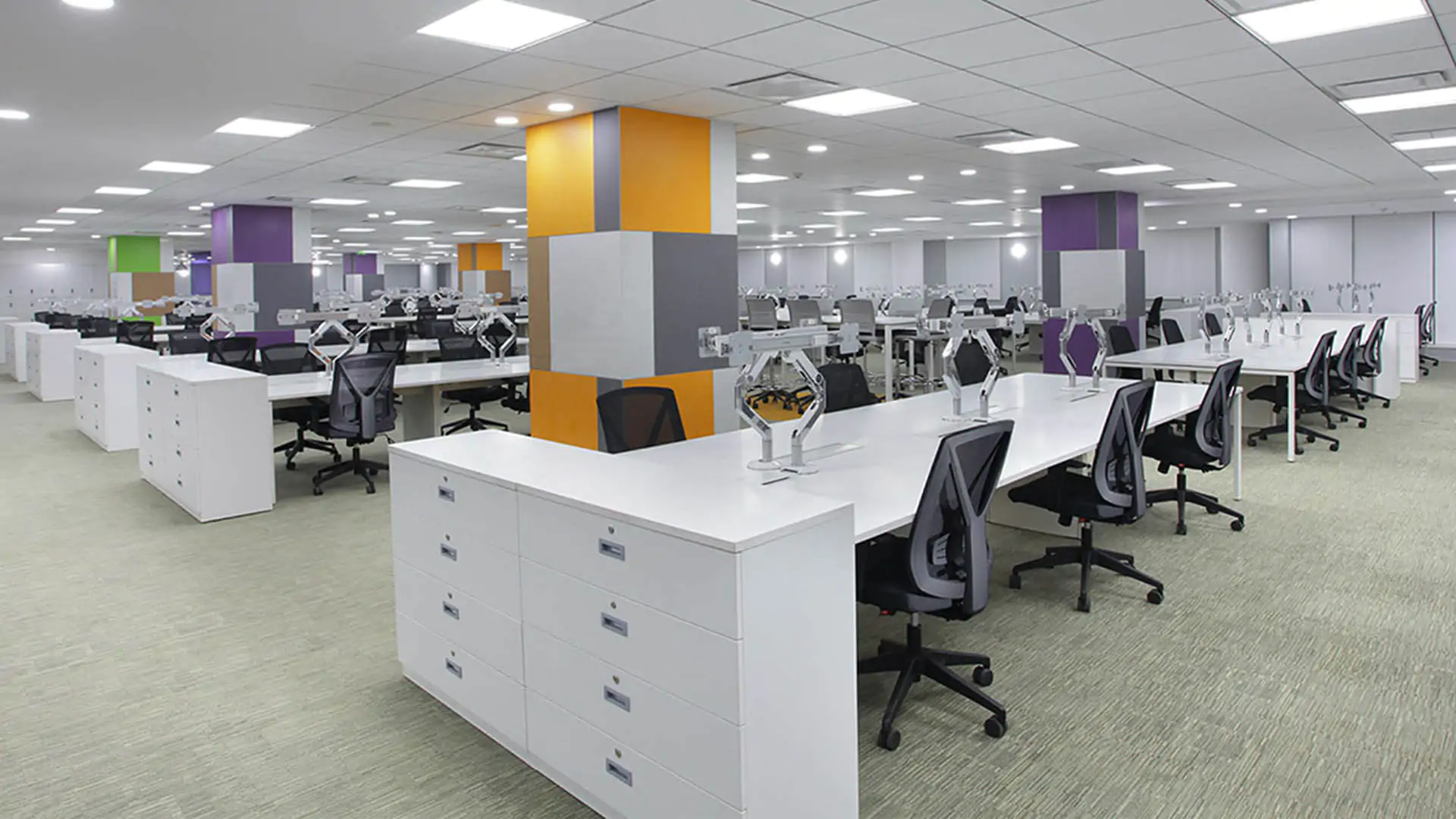 Office Workstation Area Interior Design (14)