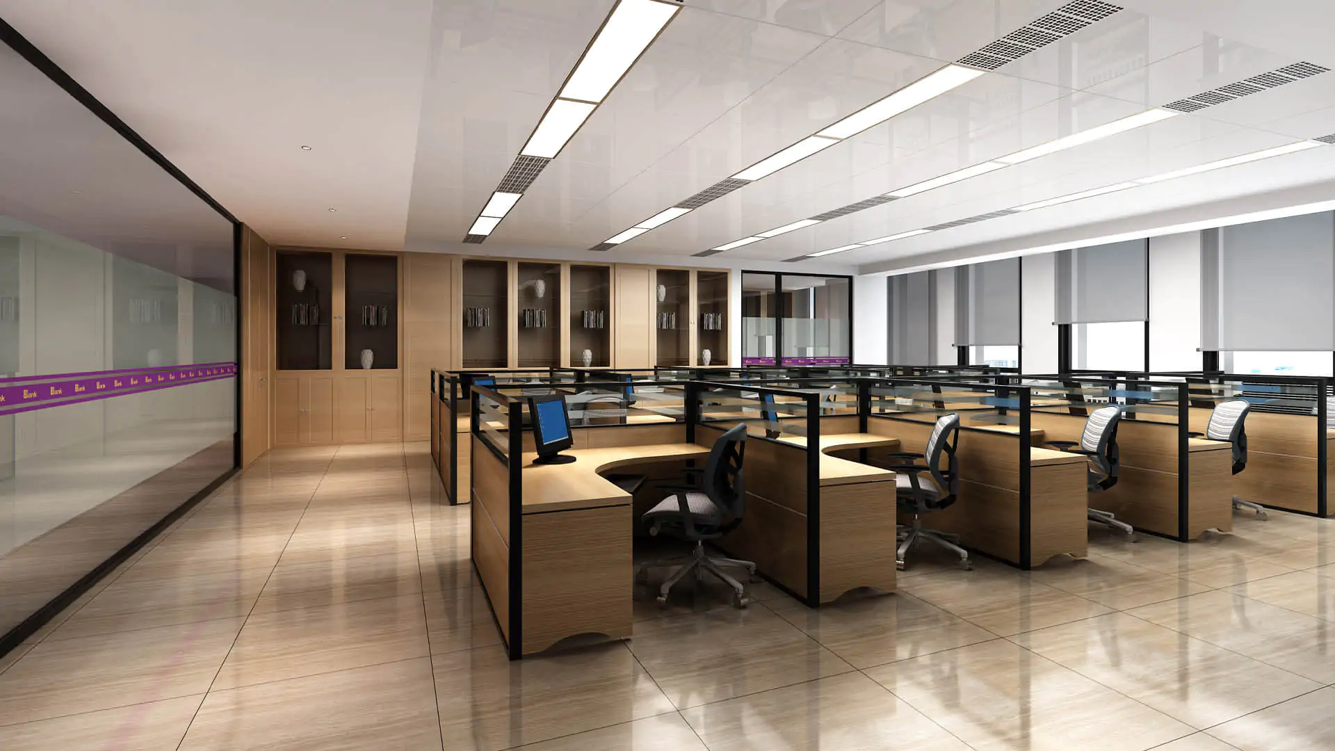 Office Workstation Area Interior Design (15)