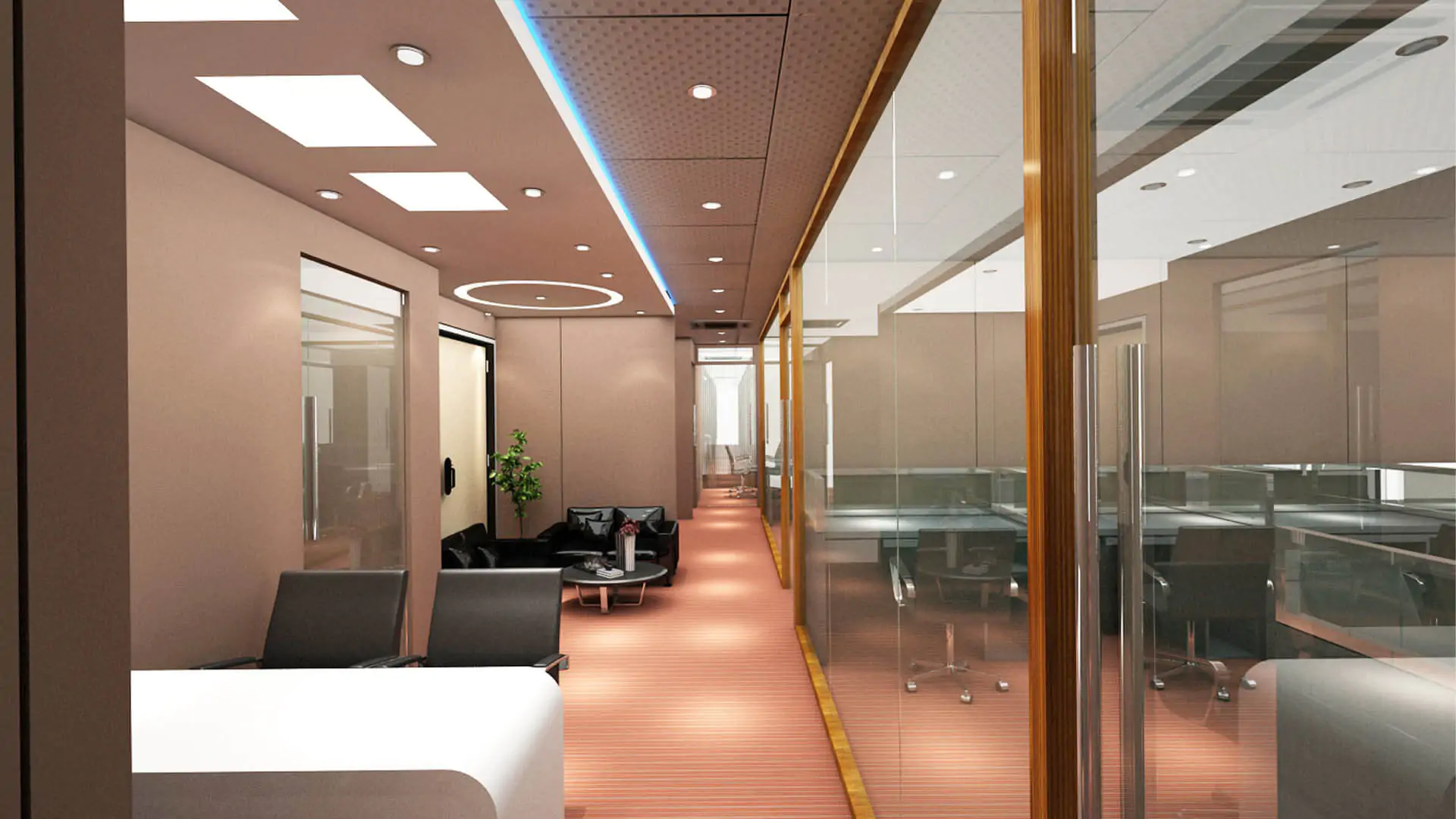 Office Workstation Area Interior Design (16)