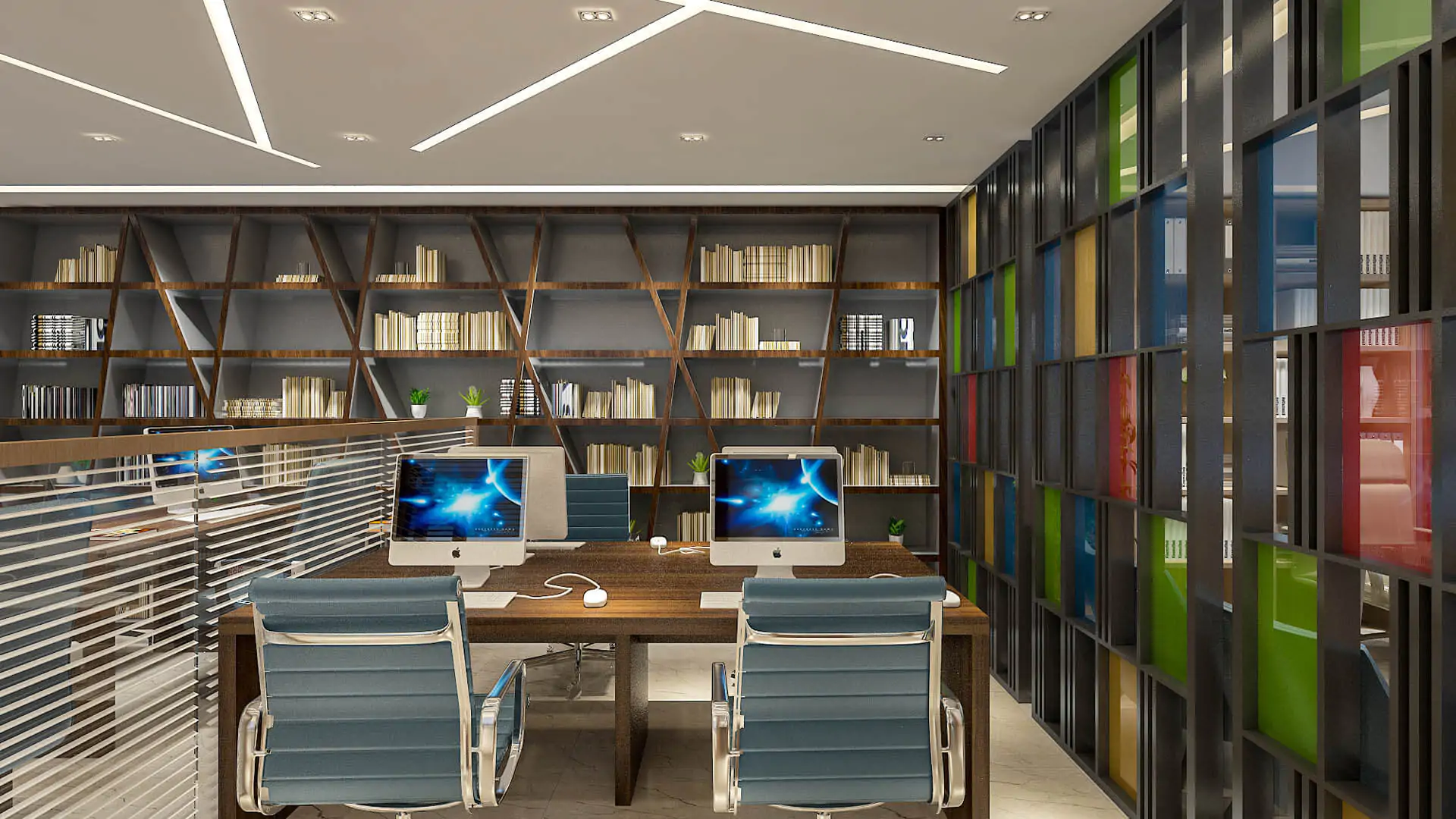 Office Workstation Area Interior Design (25)