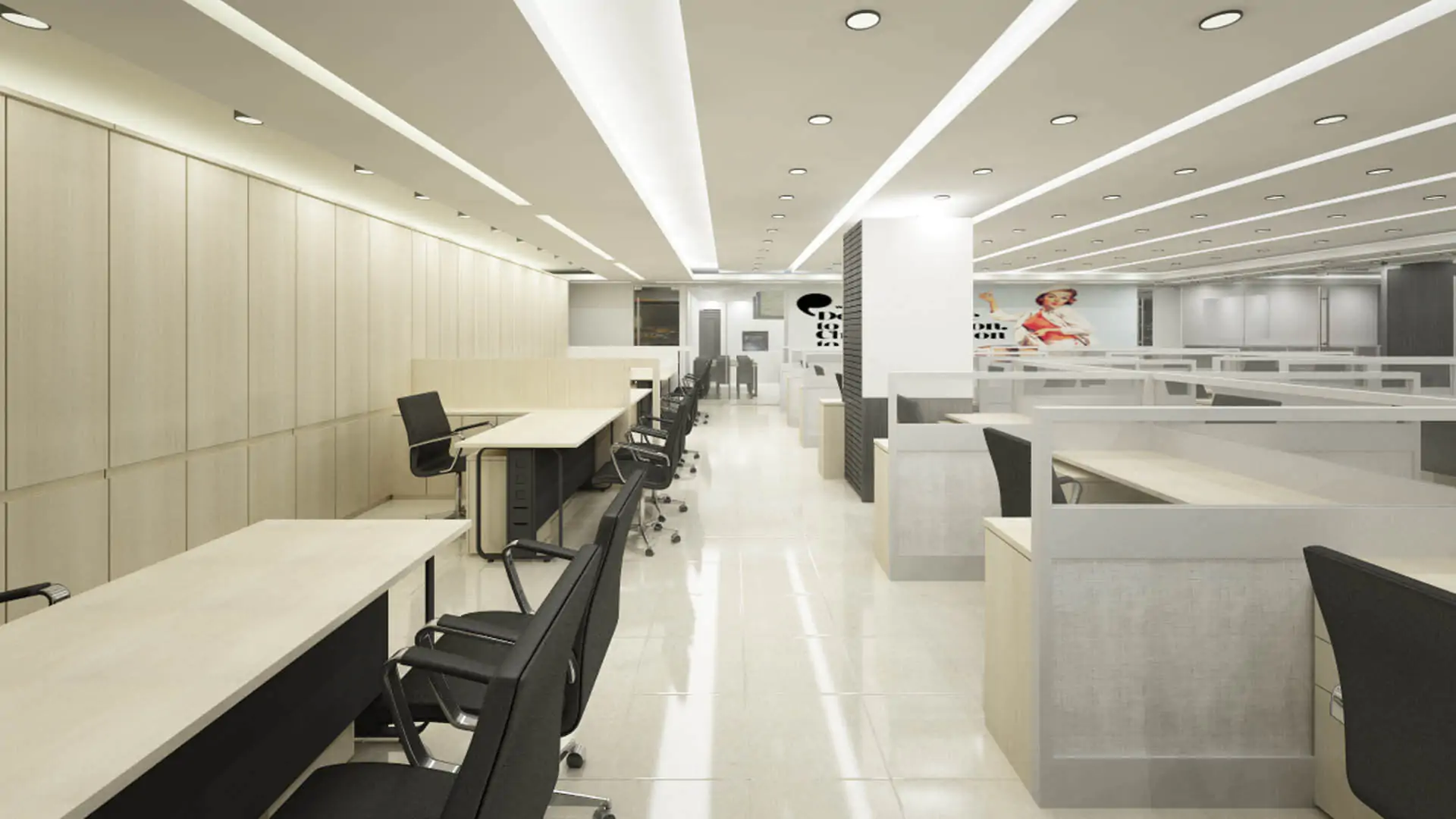 Office Workstation Area Interior Design (26)