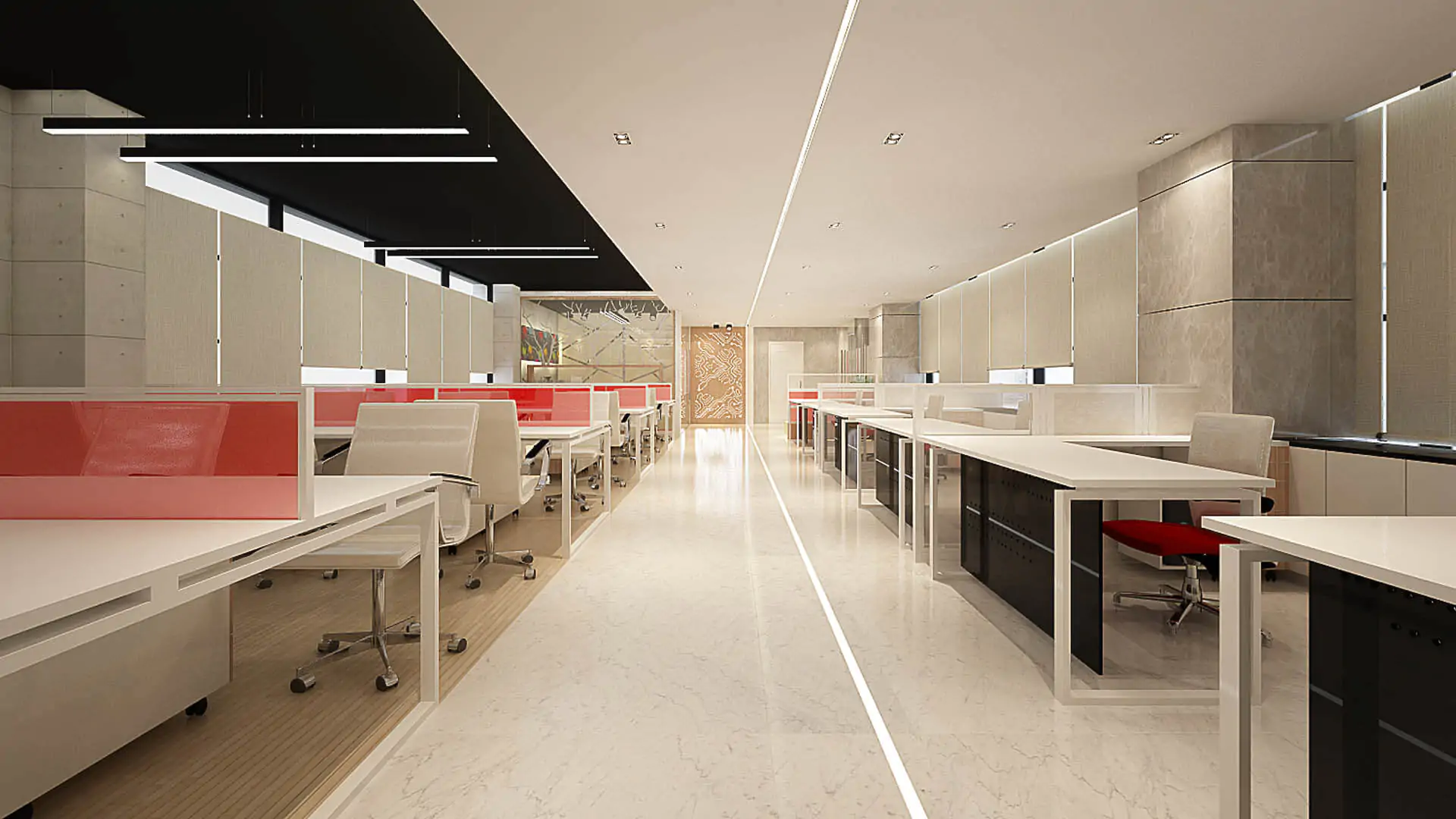 Office Workstation Area Interior Design (31)