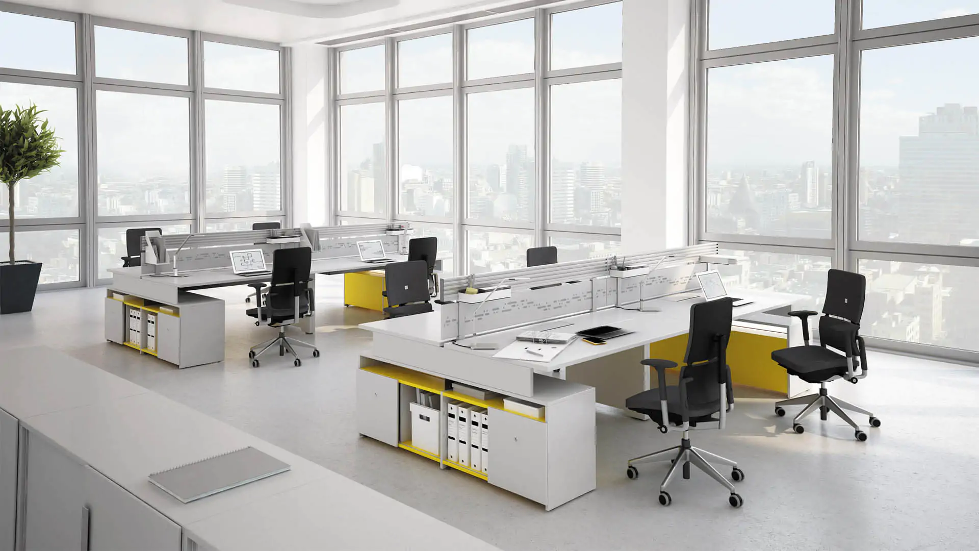 Office Workstation Area Interior Design (6)