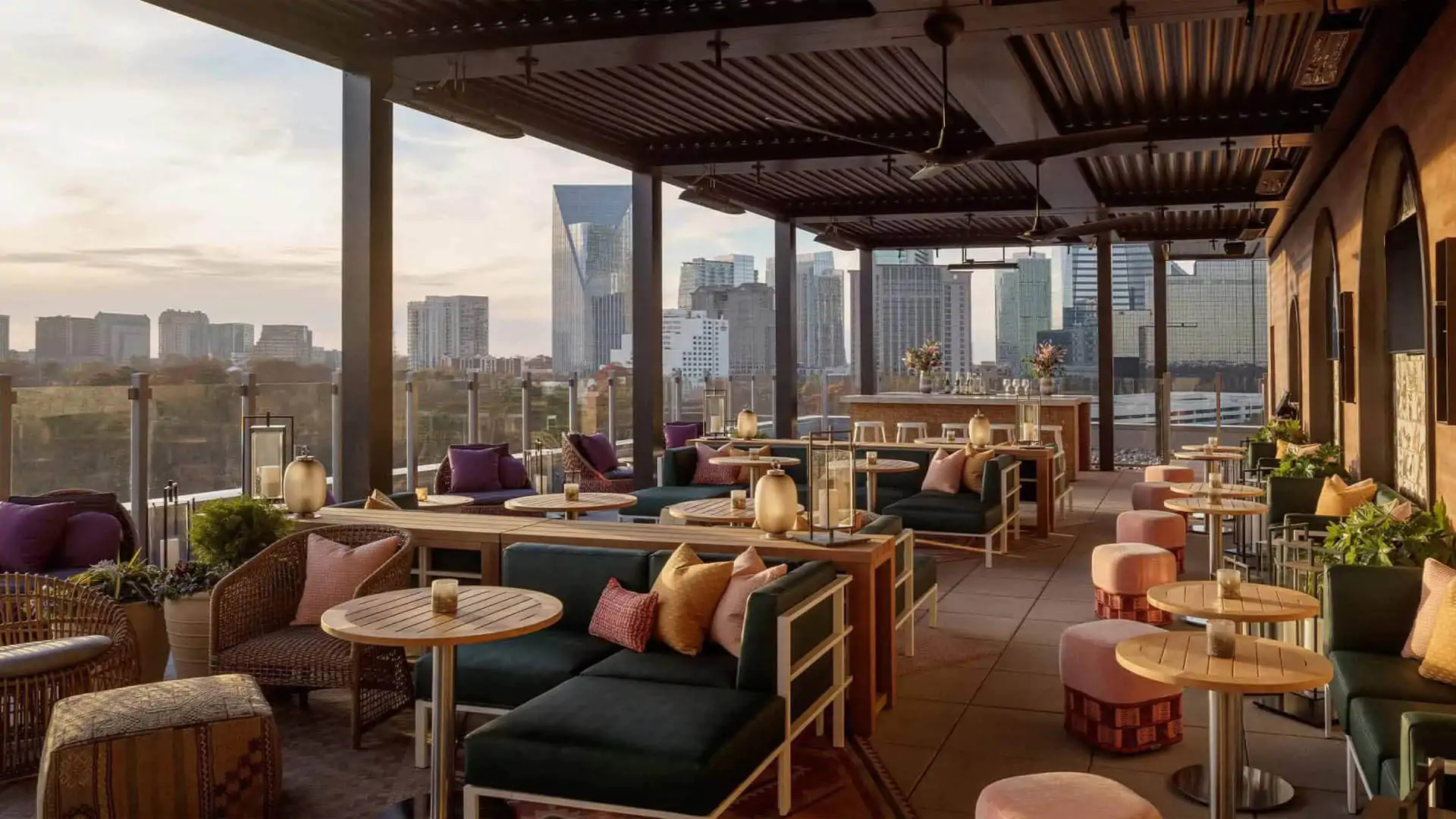 Rooftop Glass Interior Design Provider In Dhaka