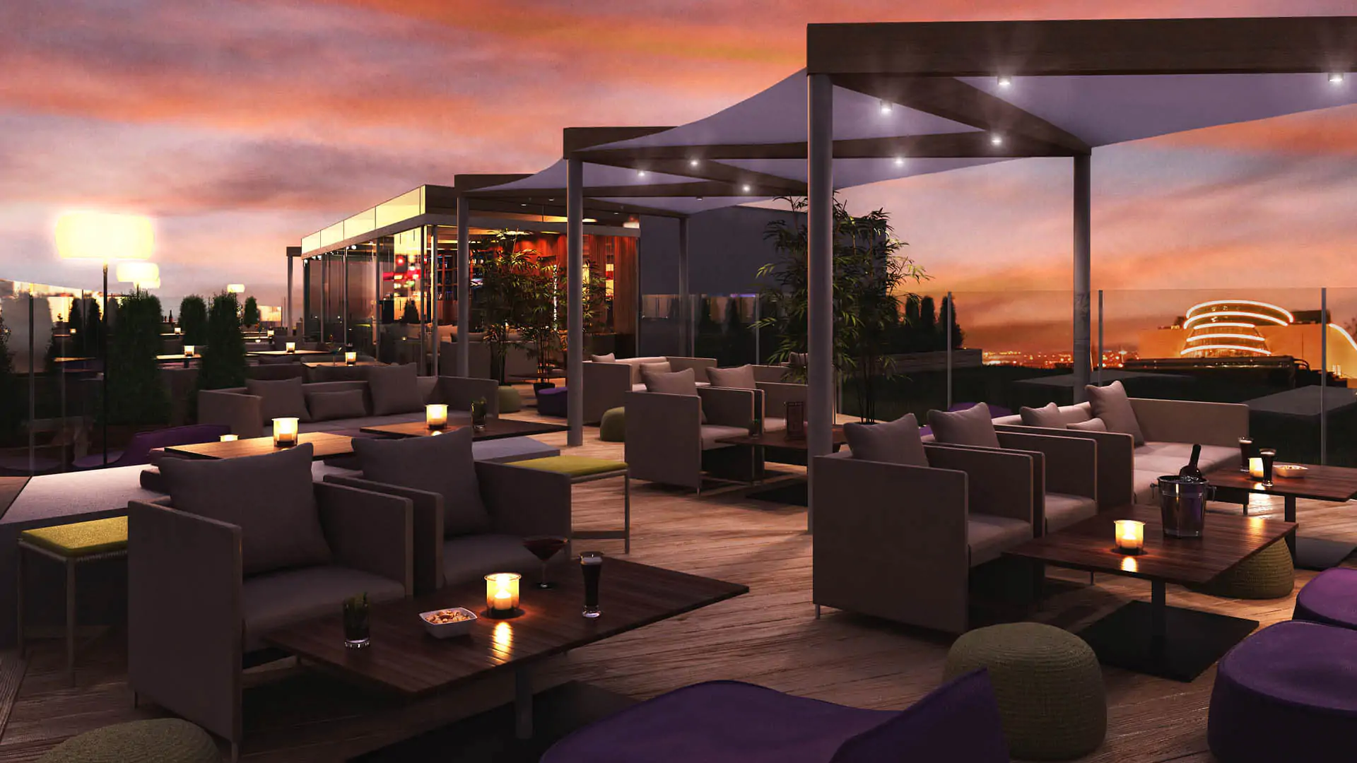 Rooftop Restaurant Interior Design Firm In Dhaka