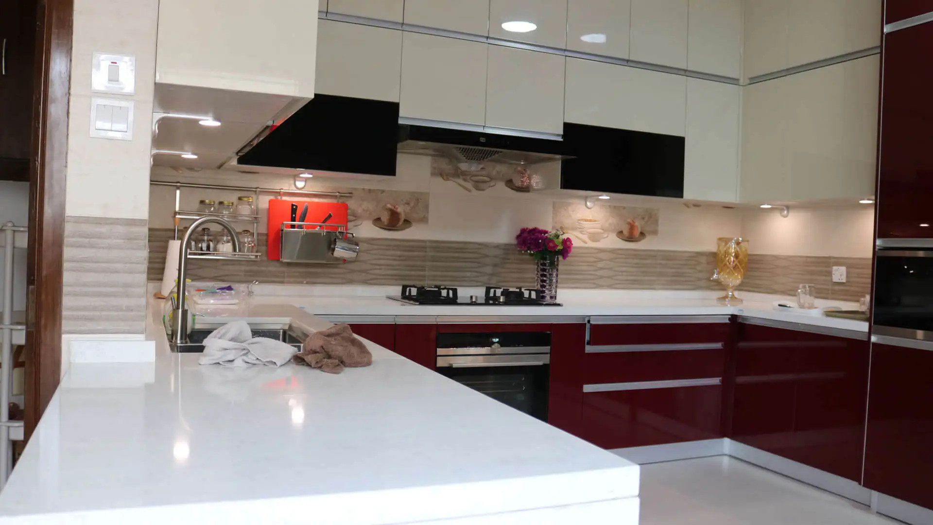 U Shaped Modular Kitchen Design Architectural Firm In Bangladesh