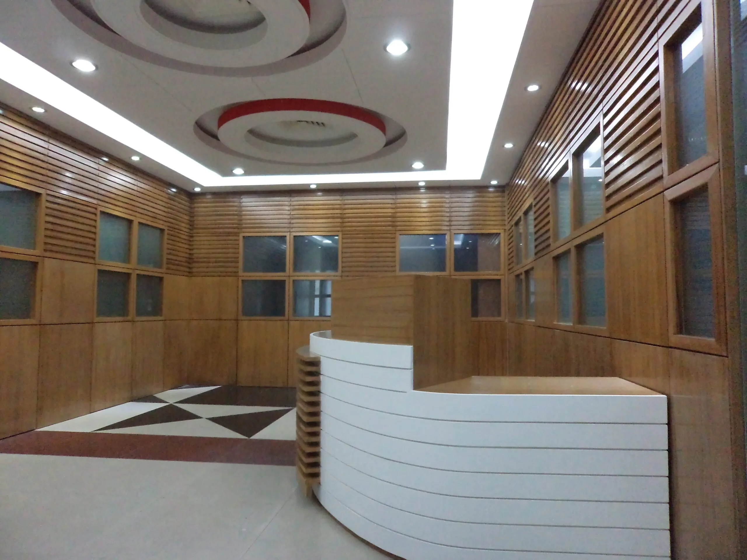 Adonize Basundhara Complete Project 1 Reception Front Desk Interior Design (1)
