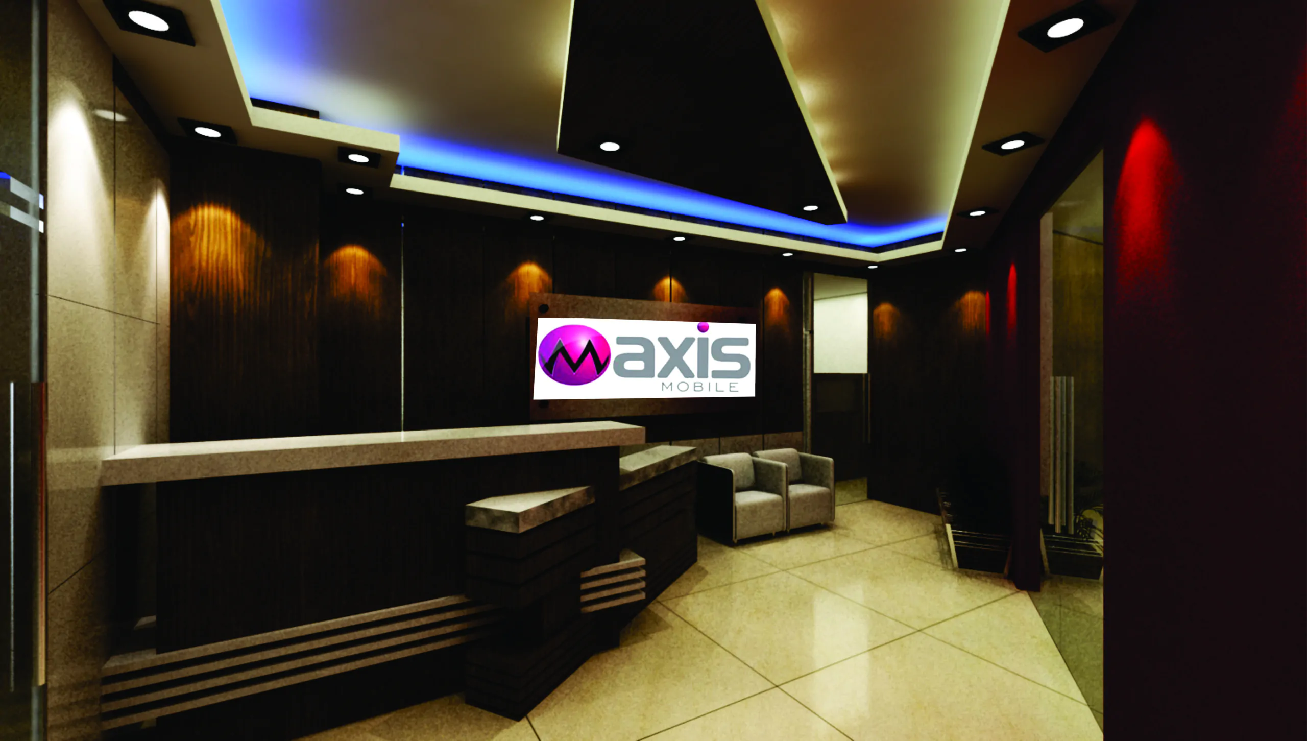 Maxis Mobile Gulshan 3D Design (1)