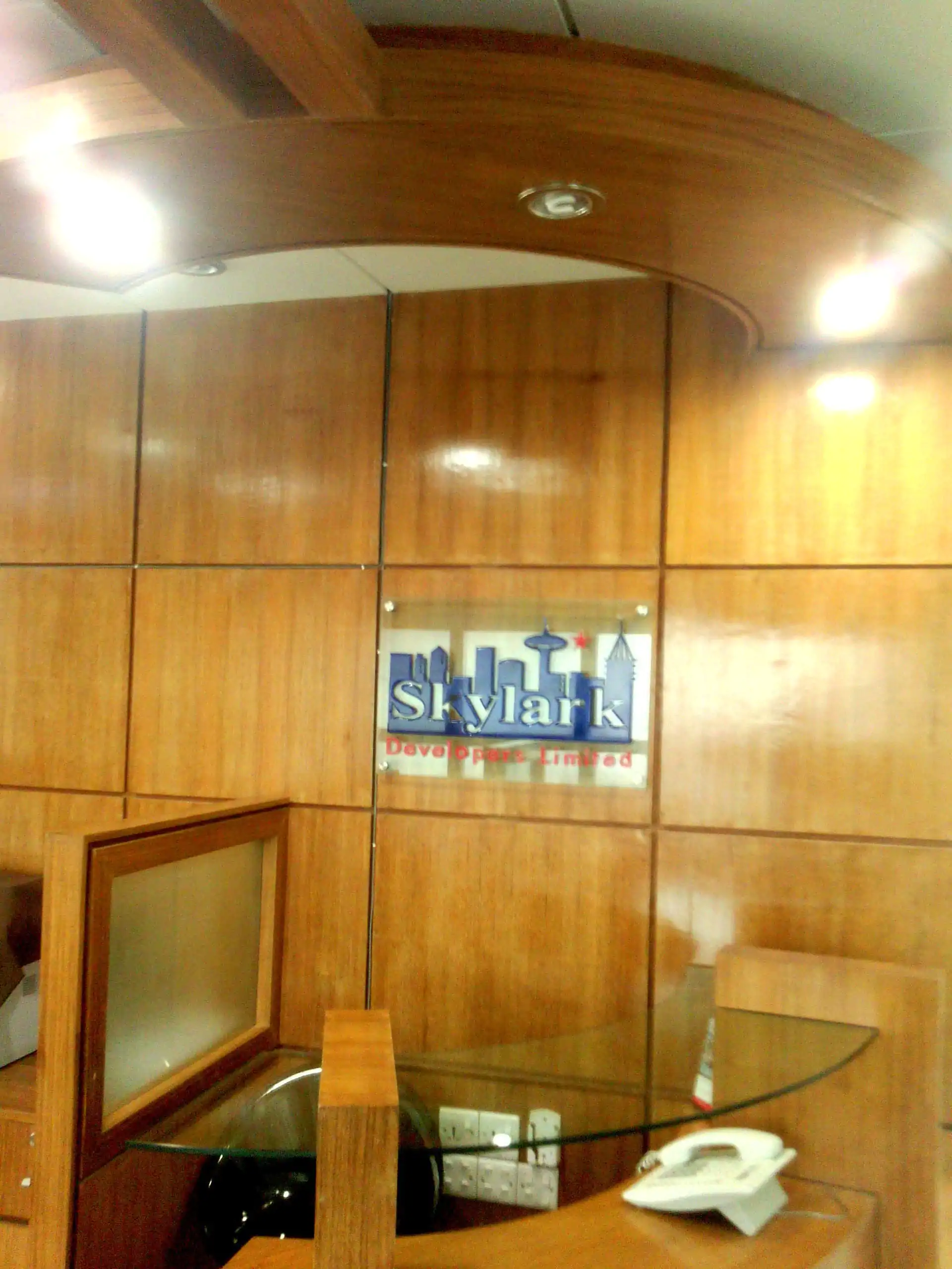 Skylark Banani Complete Project Reception Front Desk Interior Design (4)