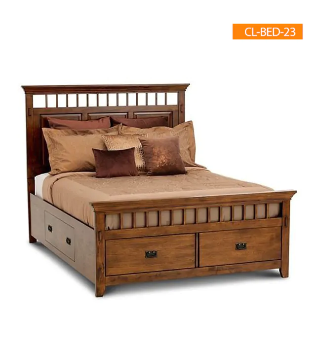 Wooden Bed 23