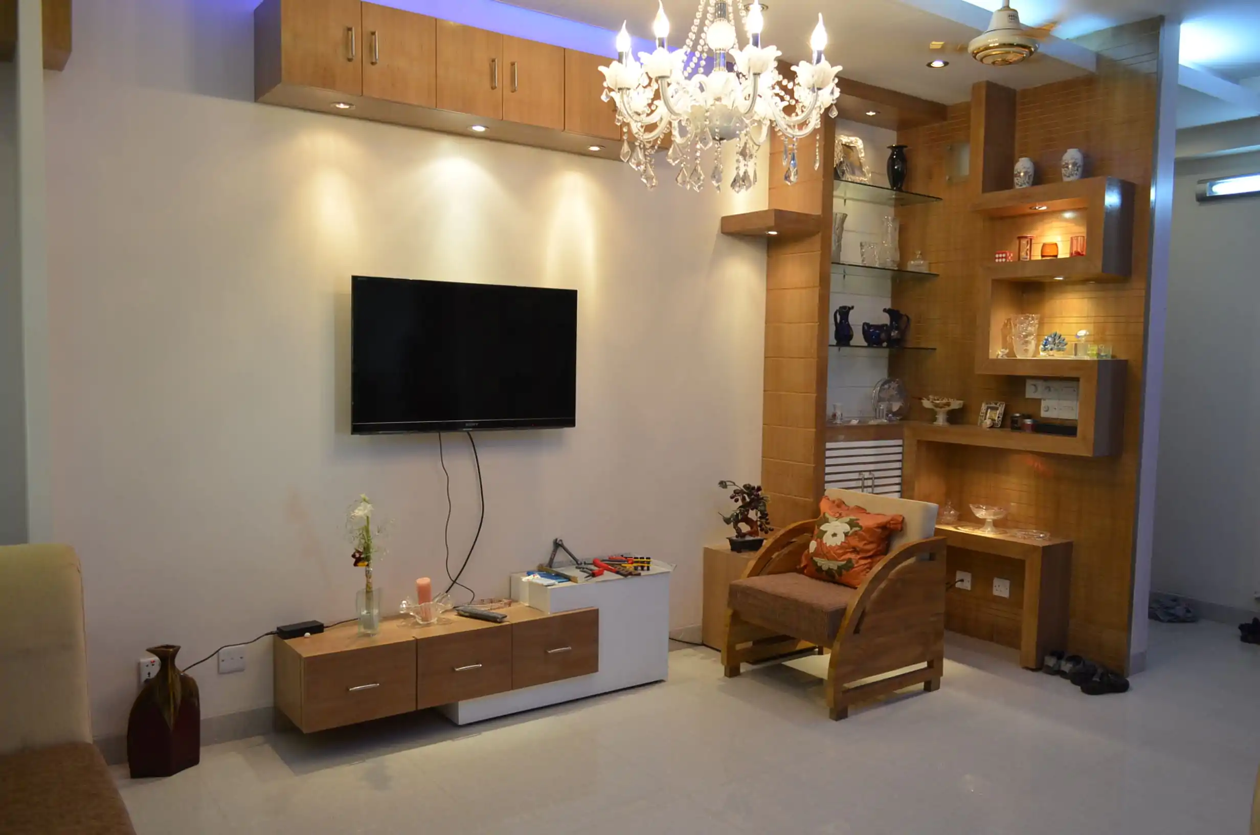 Nasiruddin Kazal Dhanmondi Complete Project Family Living Room Interior Design (8)