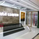 Reception Interior Design for Flora Ltd (1)