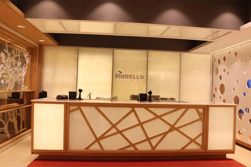 Reception Interior Design for Mbrella (2)