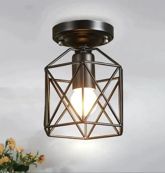 Industrial Ceiling Lights Feature